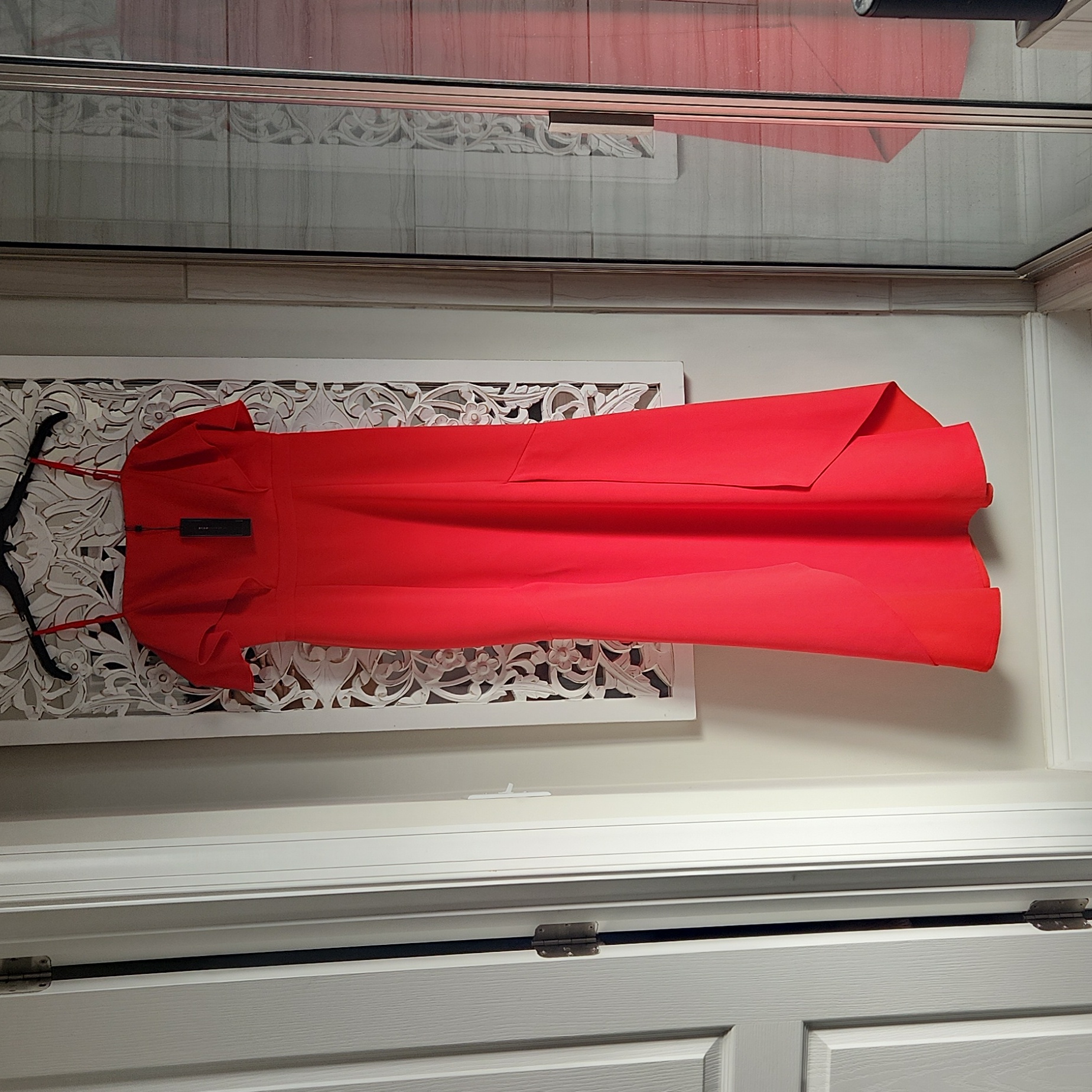 Nwt Red Off Shoulder Alda Dress